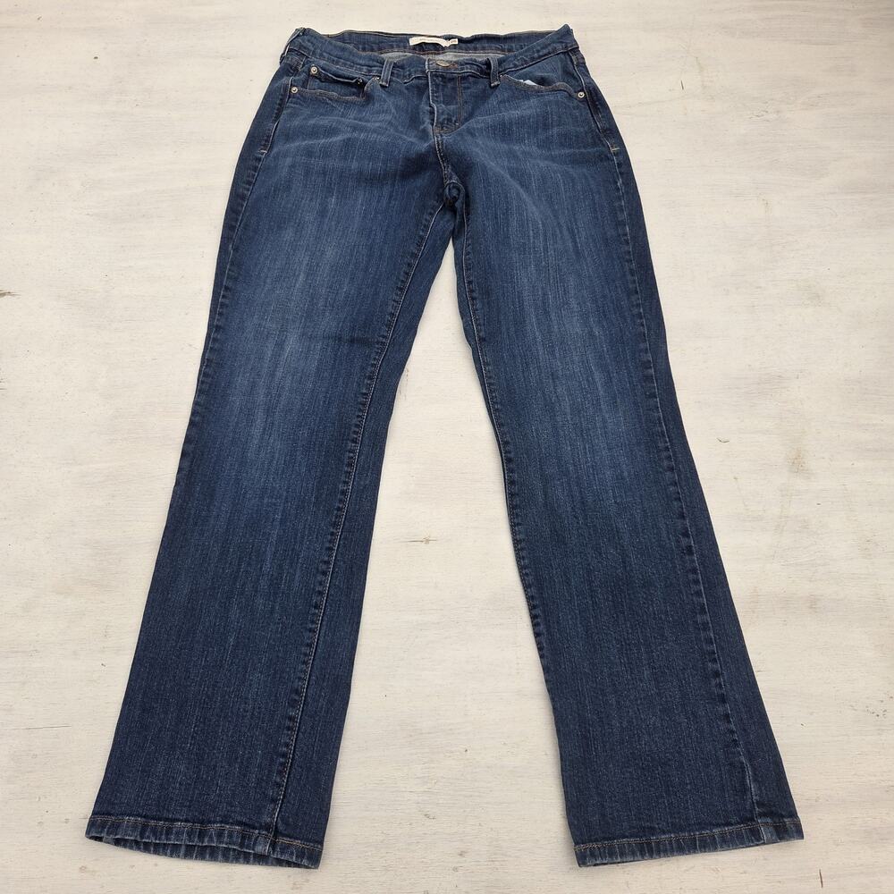 Levi Strauss Womens Jeans 505 Straight Leg Denim Size 28 Mid Rise 28x29